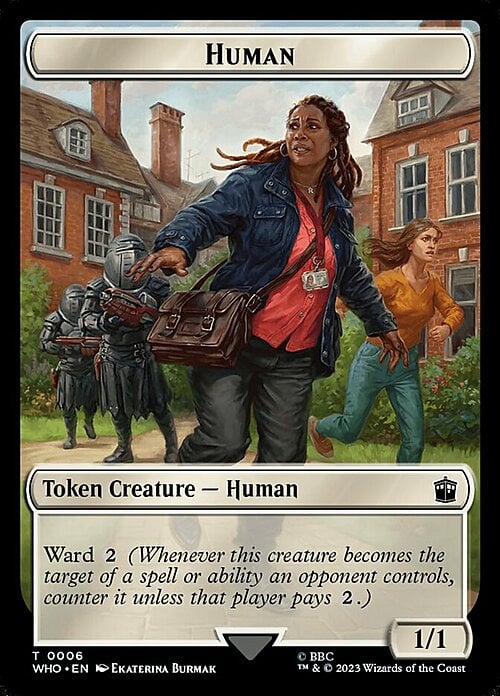 Human // Treasure Card Front