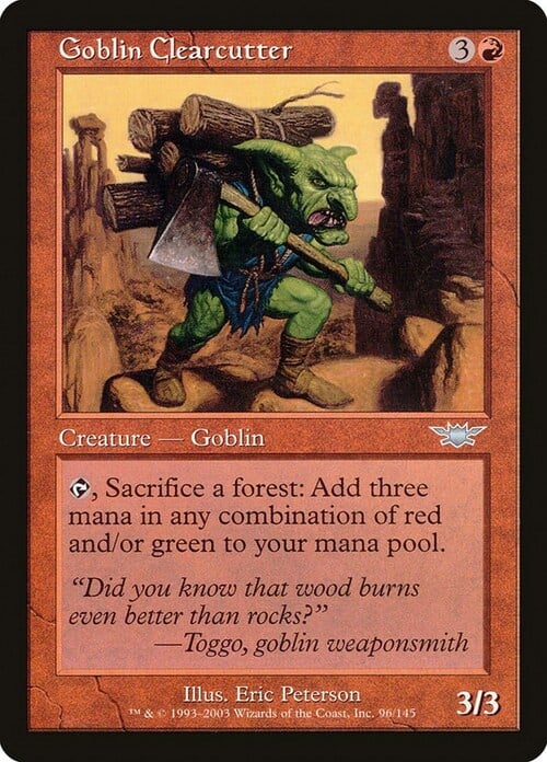 Goblin Clearcutter Card Front