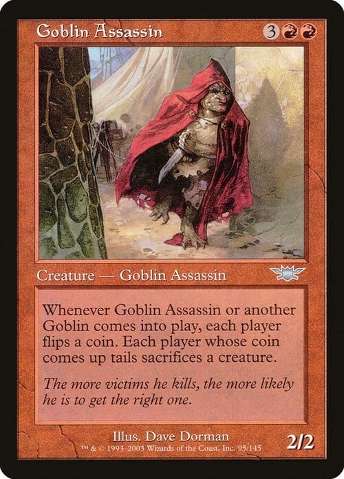 Assassino Goblin Card Front