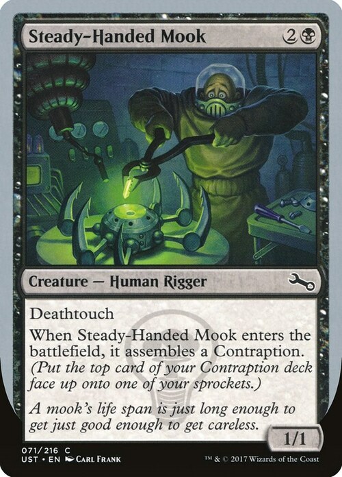 Steady-Handed Mook Card Front