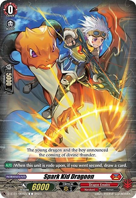 Spark Kid Dragoon Card Front