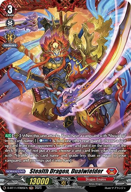 Stealth Dragon, Dualwielder Card Front