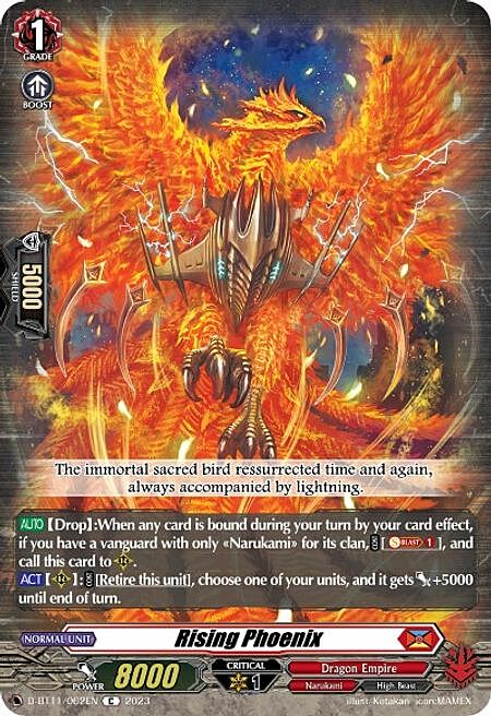 Rising Phoenix Card Front