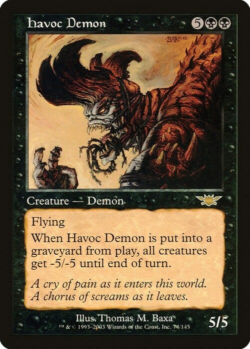 Demone della Distruzione Card Front