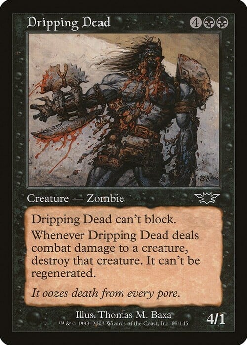 Dripping Dead Card Front