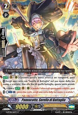 Battle Sister, Pannacotta Card Front