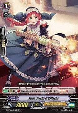 Battle Sister, Syrup Card Front