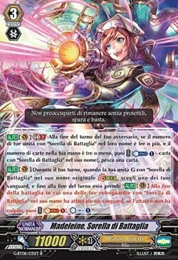 Battle Sister, Madeleine Card Front
