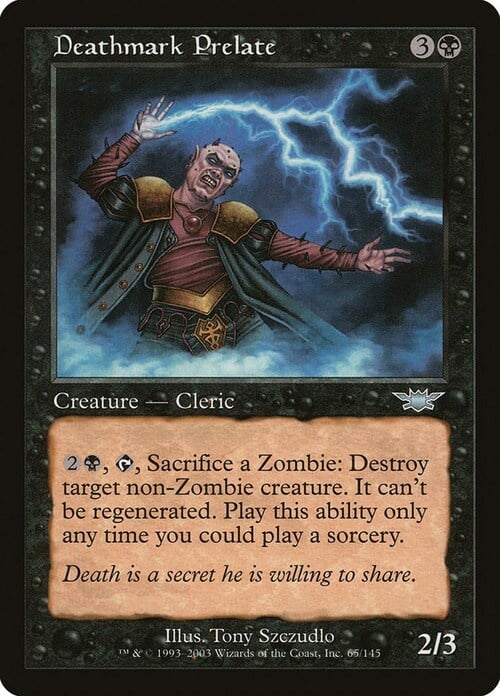 Deathmark Prelate Card Front