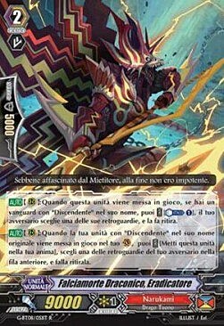 Eradicator, Dragonic Deathscythe Card Front