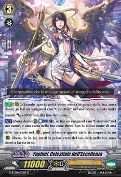 Excellence Celestial, Yophiel Card Front