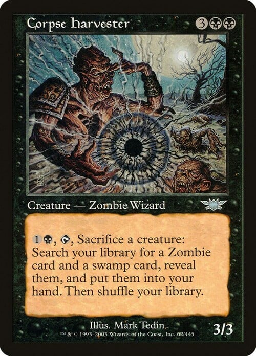Corpse Harvester Card Front