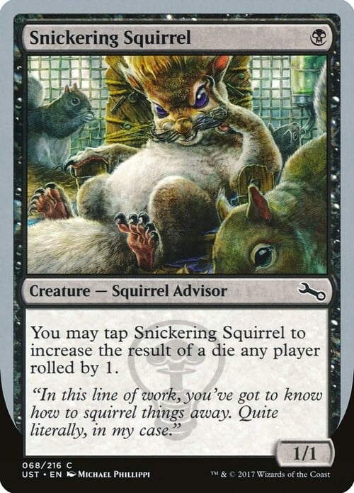 Snickering Squirrel Card Front