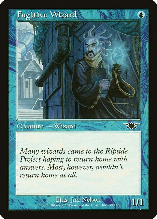 Fugitive Wizard Card Front