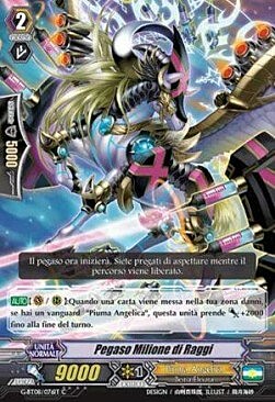 Million Ray Pegasus Card Front