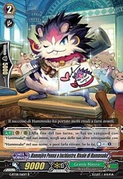 Hammsuke's Rival, Oil-based Pen Hammjiro Card Front