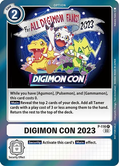 Digimon Con 2023 Card Front