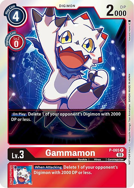 Gammamon Card Front