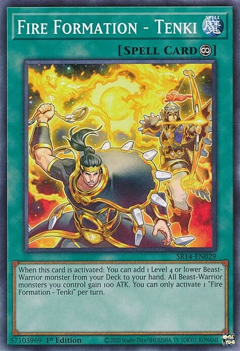 Fire Formation - Tenki Card Front