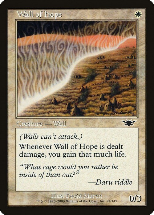 Muro de esperanza Frente