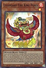 Legendary Fire King Ponix · Super Rare 045