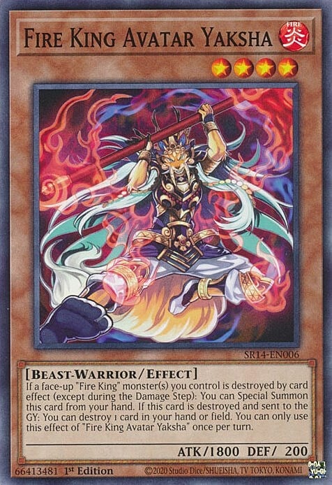 Re del Fuoco Avatar Yaksha Card Front
