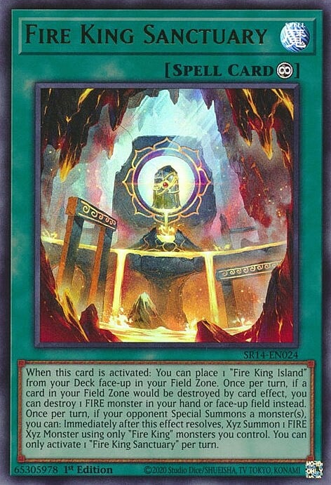 Fire King Sanctuary Card Front