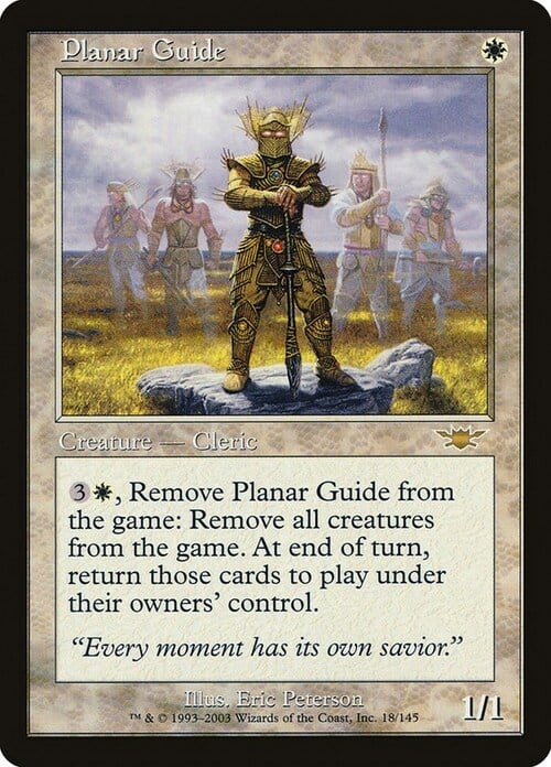 Planar Guide Card Front