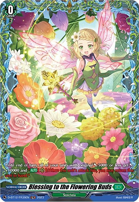 Blessing to the Flowering Buds Card Front