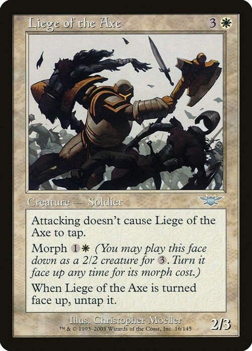 Liege of the Axe Card Front