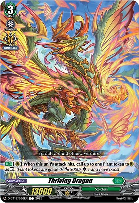 Thriving Dragon Card Front