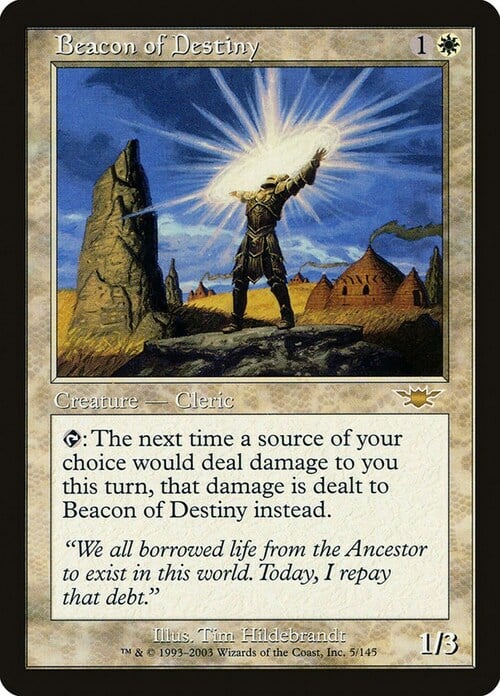 Beacon of Destiny Card Front