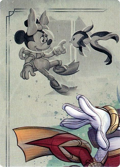 Minnie Mouse - Wide-Eyed Diver Puzzle Insert (Top Left) Card Front