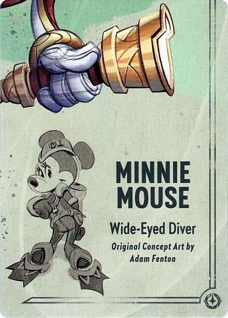 Minnie Mouse - Wide-Eyed Diver Puzzle Insert (Bottom Right) Frente