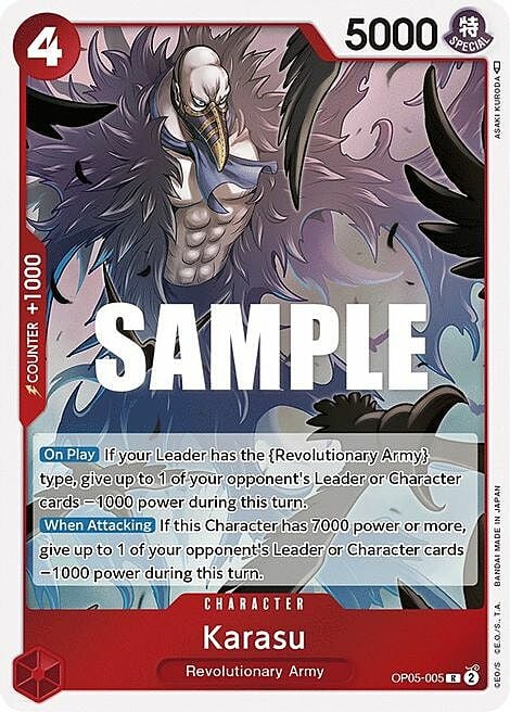 Karasu Card Front