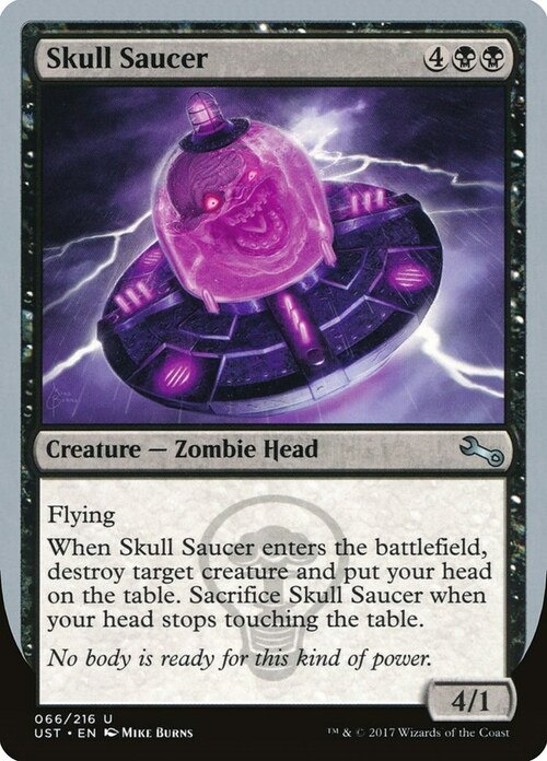 Skull Saucer Card Front