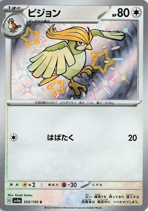 Pidgeotto Frente