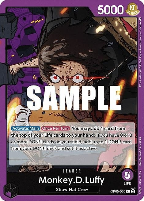Monkey.D.Luffy Card Front