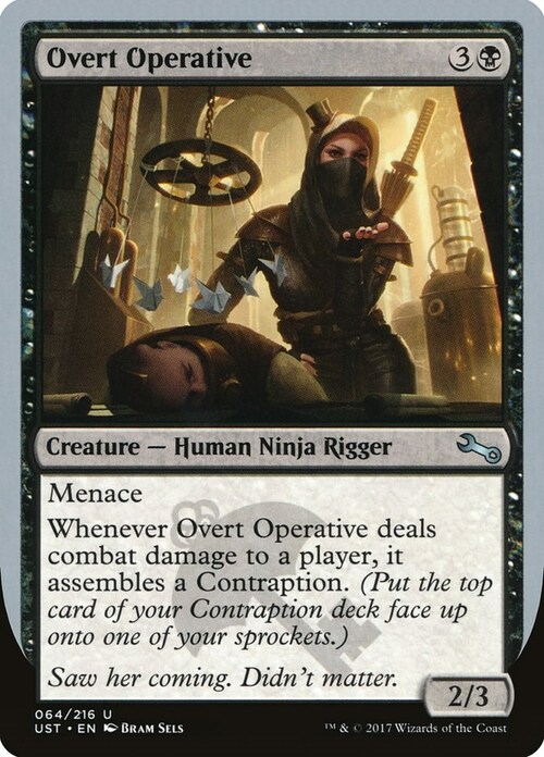 Overt Operative Card Front