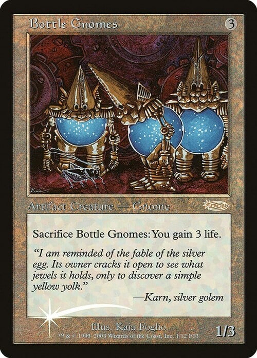 Bottle Gnomes Card Front