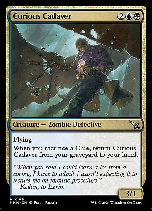 Cadavere Curioso Card Front