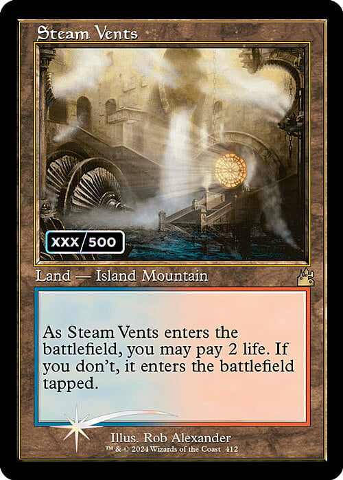 Steam Vents Card Front