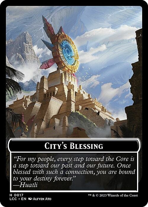 City's Blessing // Dinosaur Card Front