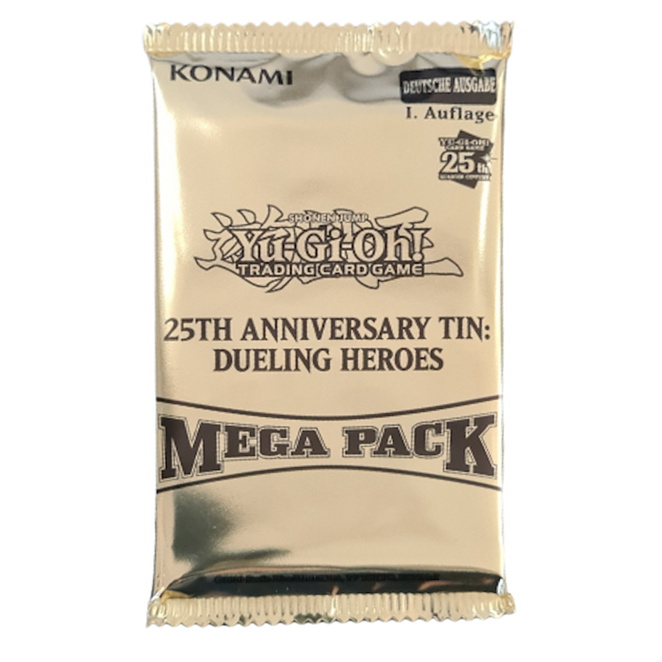 Sobre de 25th Anniversary Tin: Dueling Heroes Mega Pack