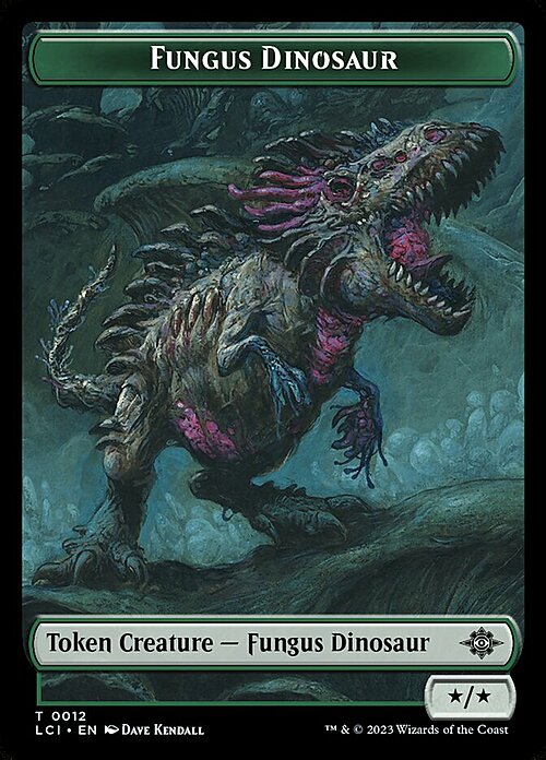 Fungus Dinosaur // Vampire Demon Card Front