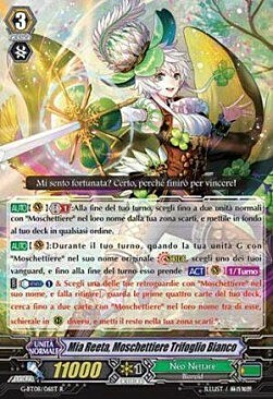 White Clover Musketeer, Mia Reeta Card Front
