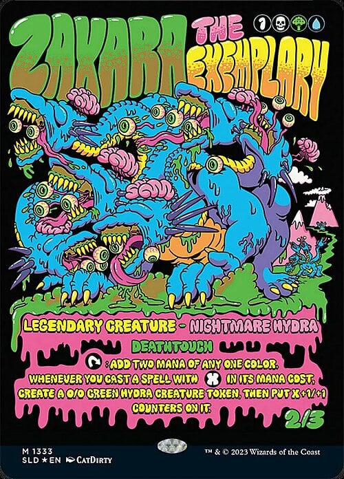 Zaxara, the Exemplary Card Front