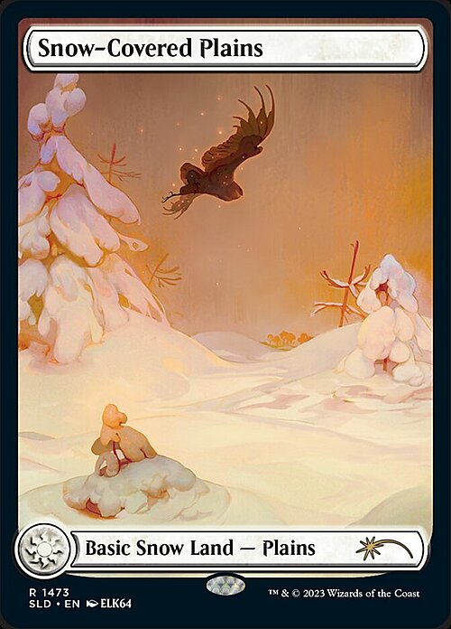Snow-Covered Plains Card Front