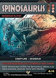 Regisaur Alpha · Spinosaurus 1393