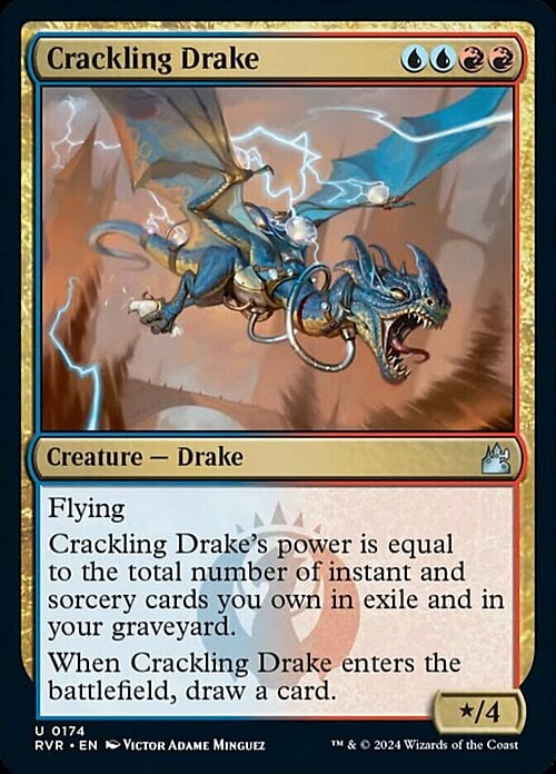 Crackling Drake Card Front